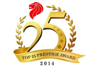 top 25 prestige award 2014