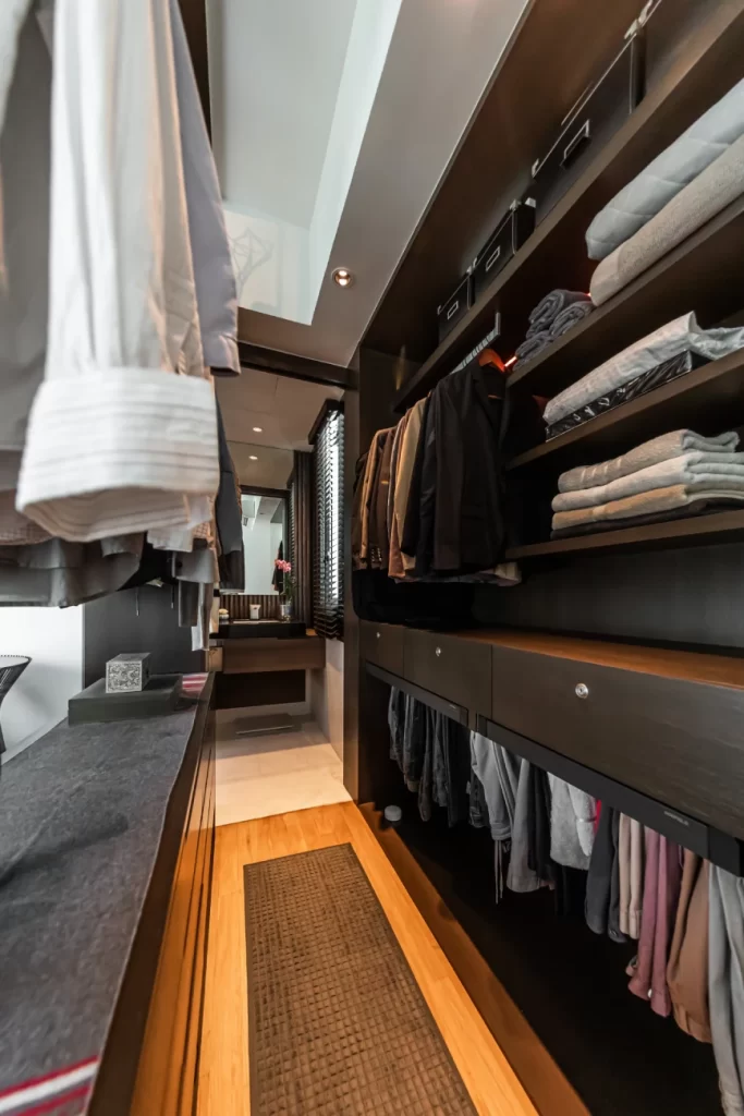 the vida wardrobe condo interior design