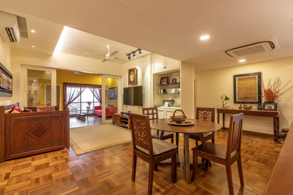 Beaverton Court dining room1 condo interior design