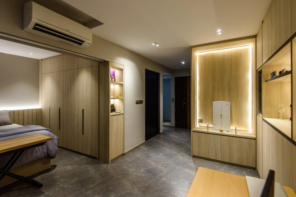37 Pine Lane - 2 room HDB Flexi Living Room Design