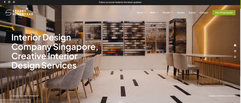 Top interior designer Singapore