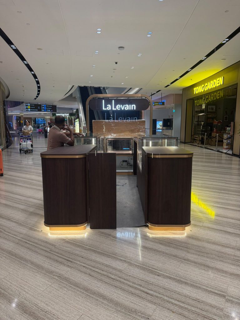 La Levain kiosk display at Jewel Changi Airport