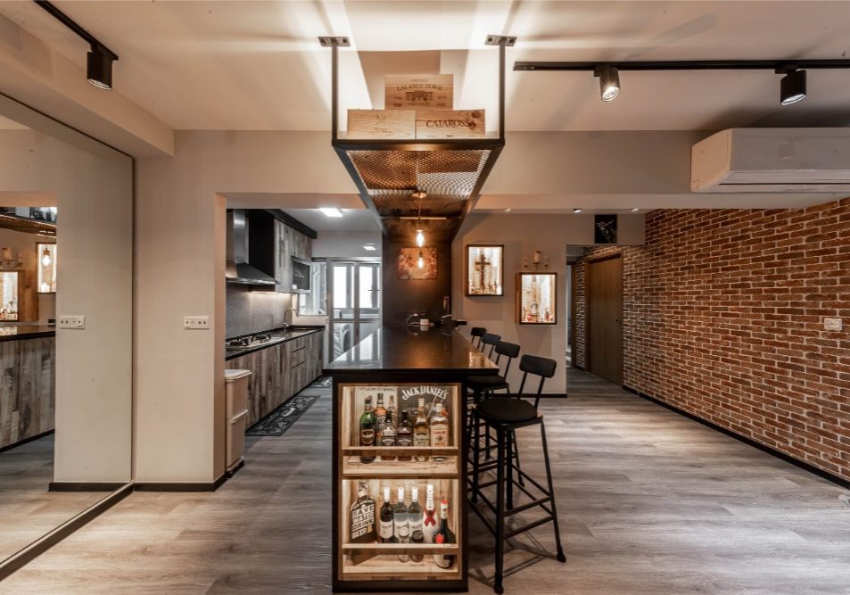 405b northshore bar counter1, 4-Room HDB BTO